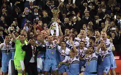 Inzaghi claimed his first major honour since winning the competition as a Lazio player in 2009. | AP