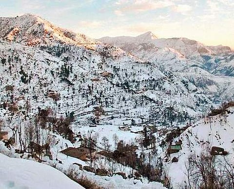 Nestled in the peaks