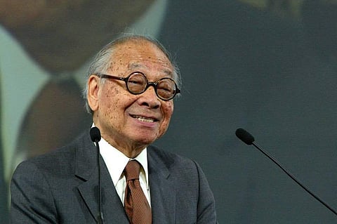 Architect I.M. Pei (Photo | AFP)