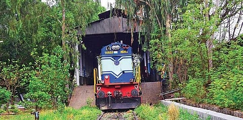 The diesel loco shed in KR Puram in Bengaluru that will soon be converted into an electric loco shed (Photo| PANDARINATH B/EPS
