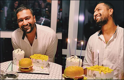 Vicky Kaushal celebrating his birthday. (Photo | Instagram)