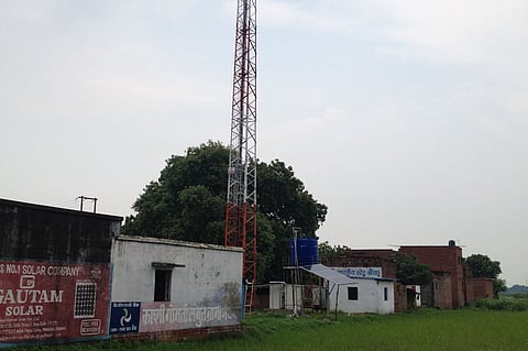 Image of a telecom tower used for representational purpose| EPS