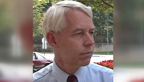 This 1992 image made from video provided by WBNS-TV, shows Dr. Richard Strauss. (File Photo | AP)