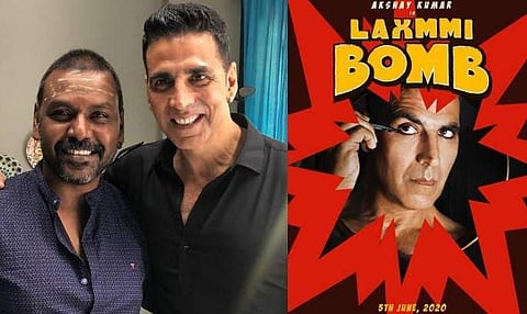 Director Raghava Lawrence with Bollywood actor Akshay Kumar (Photo | Twitter)