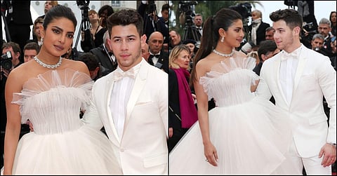 Priyanka Chopra and Nick Jonas. (Photo | Twitter)