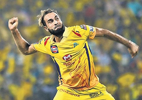 Chennai’s Imran Tahir was unplayable on Wednesday | D SAMPATHKUMAR