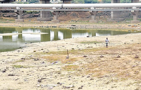 Water from reservoirs can be drawn only till May-end. (Photo | Martin Louis, EPS)