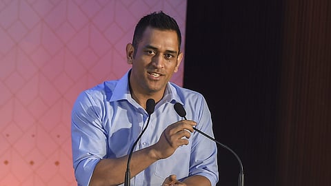 Indian cricketer MS Dhoni.