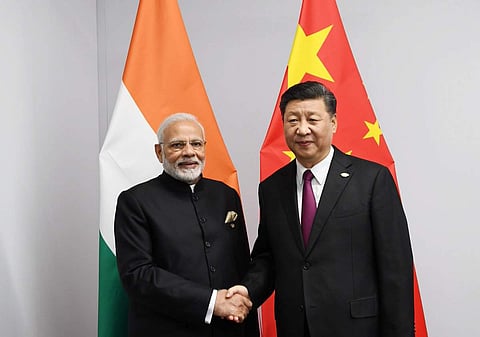 PM Narendra Modi, Chinese President Xi Jinping. (Photo | Twitter)