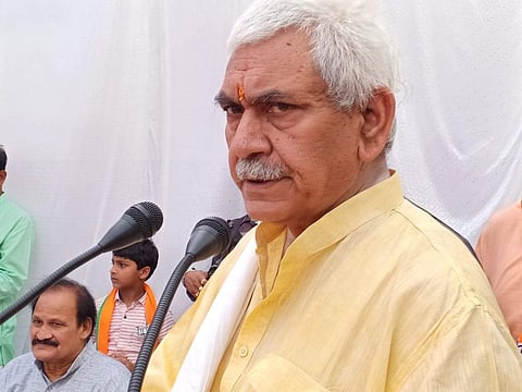 BJP's Ghazipur candidate and former Union Minister Manoj Sinha (Photo | Facebook)