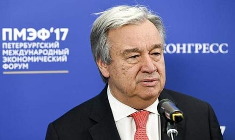 UN Secretary-General Antonio Guterres (File Photo | AP)