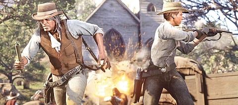 A screengrab from Rockstar’s Red Dead Online