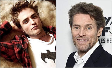 Robert Pattinson and Willem Dafoe. (Photo | Twitter)