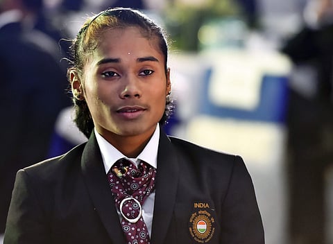 Champion Indian sprinter Hima Das (File Photo | PTI)