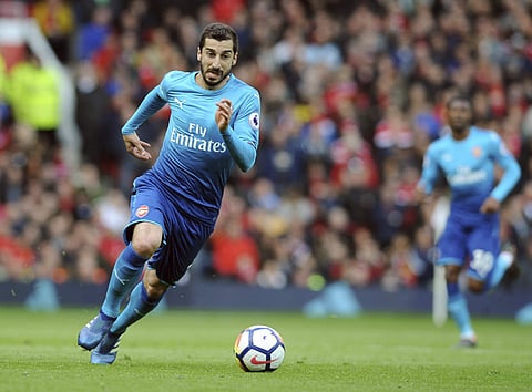 It remains to be seen if Mkhitaryan's absence will handicap Arsenal on the field | AP