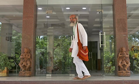 Bharatiya Janata Party MP from Balasore, Pratap Chandra Sarangi at Odisha Bhawan in New Delhi on May 28, 2019. (Photo | Shekhar Yadav, EPS)