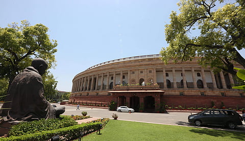 A view of Parliament House, in New Delhi on Tuesday, May 28, 2019. (Photo | Shekhar Yadav, EPS)