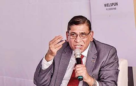 Nalsar university VC Faizan Mustafa speaking at an event (File photo| Vinay Madapu)