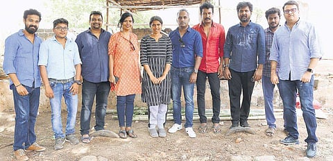 Halitha Shameem with her team