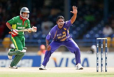 Vaas became only the third bowler to pick up a World Cup hat-trick | AFP