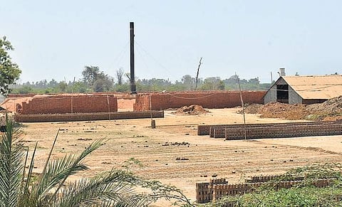 The Pakkam lake where sand mining is rampant | D SAMPATHKUMAR