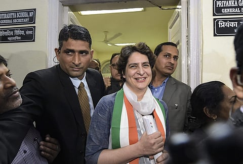Congress General Secretary Priyanka Gandhi (File Photo | PTI)