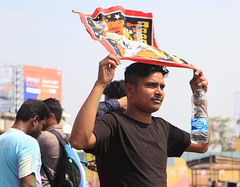 On Sunday, Khammam sizzled with the highest maximum temperature of 45.2 degree Celsius. (Photo | EPS)