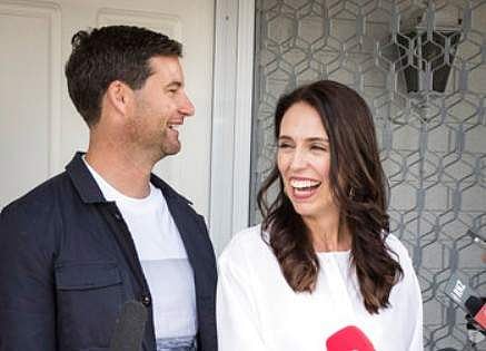 New Zealand's PM Jacinda Ardern with her partner Clark Gayford on Friday (Photo | AP)