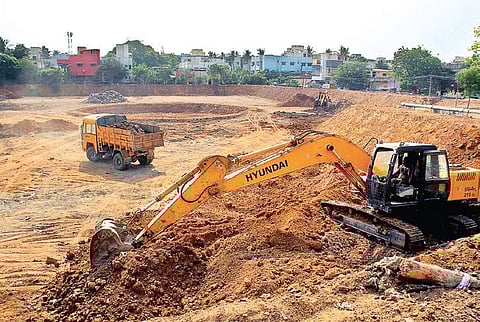 Work to restore Karuppan Kulam in Ambattur underway | DEABADATTA MALLICK