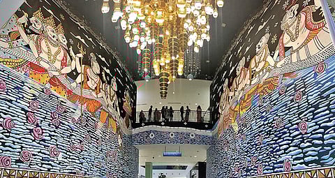 The Kathai walk held on Sunday focussed on the Dasavataram R Satish Babu