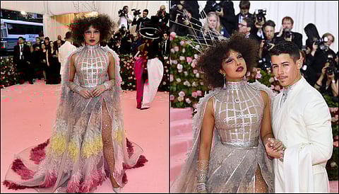 Priyanka Chopra and Nick Jonas. (Photo | Twitter)