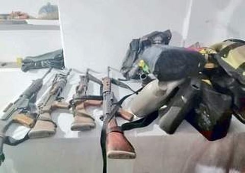 Gun seized from Maoist camp | express