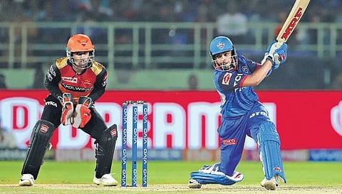 Delhi Capitals’ Prithvi Shaw scored a half-century on Wednesday | sportzpics