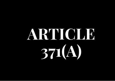 Nagaland MLA sparks off debate on Article 371(A)