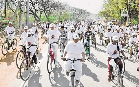 The central theme of the rally is #NoChildAlone. (Photo | EPS)