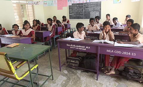 Students in a classroom in a Tamil Nadu school. (File Photo | EPS)