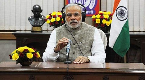 PM Narendra Modi during his radio programme, Mann Ki Baat. (File | PTI)