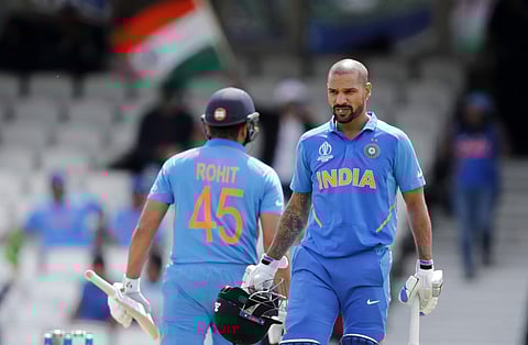 Dhawan and Sharma now have the joint second most century opening partnerships in ODIs | AP