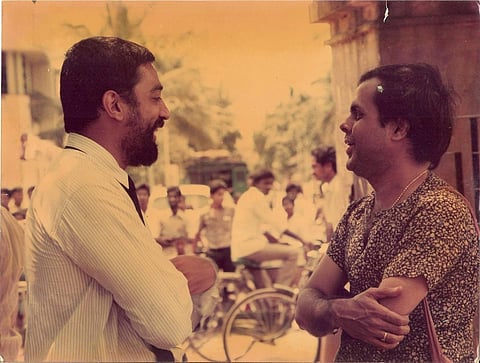 Crazy Mohan with Kamal Haasan (on left). (Photo | EPS)