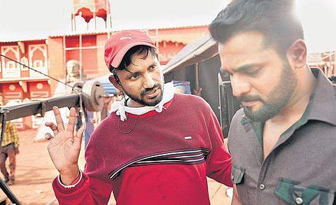 Director Chethan along with the actor