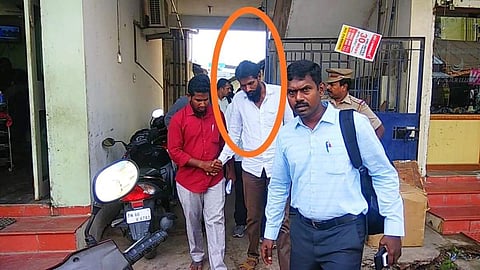 Four persons were arrested in a raid on a suspected IS module in Coimbatore, Tamil Nadu on 12 June 2019. (Photo | ANI Twitter)
