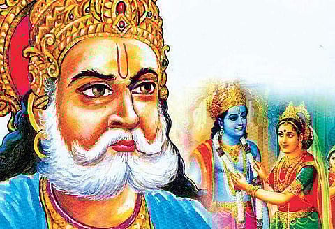 Janaka Prepares for the Weddings