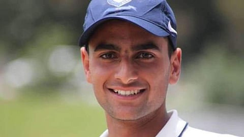 Jammu and Kashmir cricketer Qamran Iqbal Lone. (Photo| Twitter)