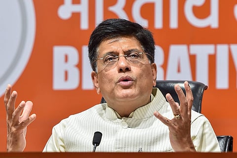 Piyush Goyal will lead the country’s delegation at the two-day G20 trade ministerial summit starting on Saturday in Tsukuba, near Tokyo. (File Photo | PTI)
