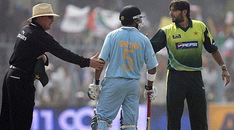 Gautam Gambhir and Shahid Afridi never shared a great rapport on and off-the-field (File Photo | AFP)