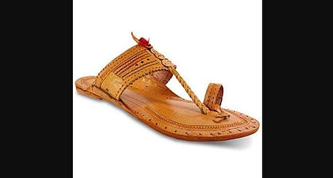 A kolhapuri sandal photo for representative purposes. (Photo | Amazon)