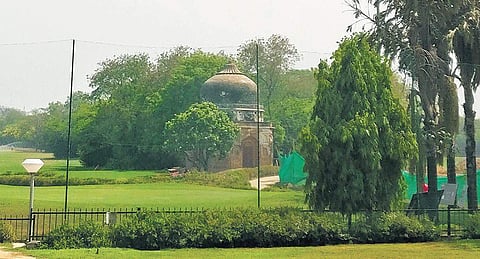 An unknown tomb in Delhi Golf Club, which is among the heritage buildings to be preserved | Express