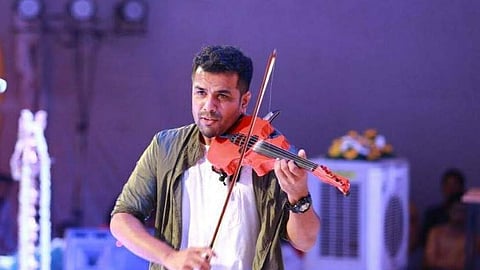 Late violinist Balabhaskar.