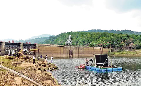 Work in progress at the Peringalkuthu dam | Albin Mathew