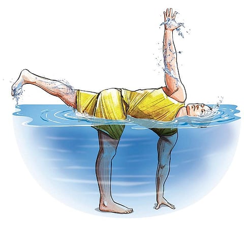 Aquatic yoga